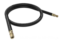 6 ft. Black Refrigerant Hose, 1/4" to 1/2"