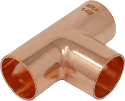 1-1/8 in. x 1-1/8 in. Copper Reducing Tee, Model N-4051