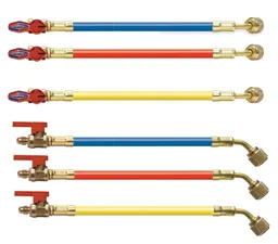 72 ft. Refrigerant Hose, 1/4" M.F. X 1/4" F.F. w/ 45Deg Bend