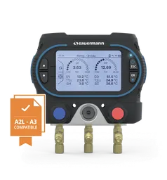 Si-RM350 2-Way Manifold Kit 1 with Wired Temperature Clamps