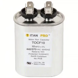 10 MFD 440/370 V Oval Run Capacitor