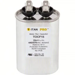 15 MFD 440/370 V Oval Run Capacitor