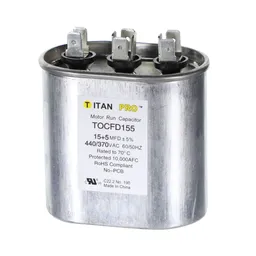15/5 MFD 440/370 V Oval Run Capacitor