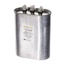 55/5 MFD 440/370 V Oval Dual Run Capacitor