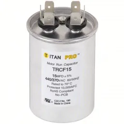 15 MFD 440/370 V Round Run Capacitor