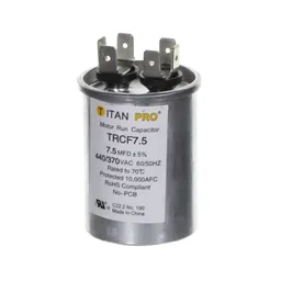 7.5 MFD 440/370 V Round Run Capacitor