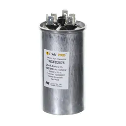 25/7.5 MFD 440/370 V Round Run Capacitor