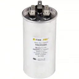 30/5 MFD 440/370 V Round Run Capacitor