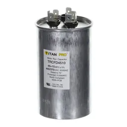 45/10 MFD 440/370 V Round Dual Run Capacitor